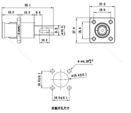 储能连接器IP67 ESF-RS100A16BL