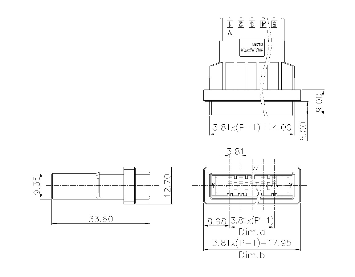 动态接插件连接器DL381H1XXF-BK-0Y10(03-10)-意昂3