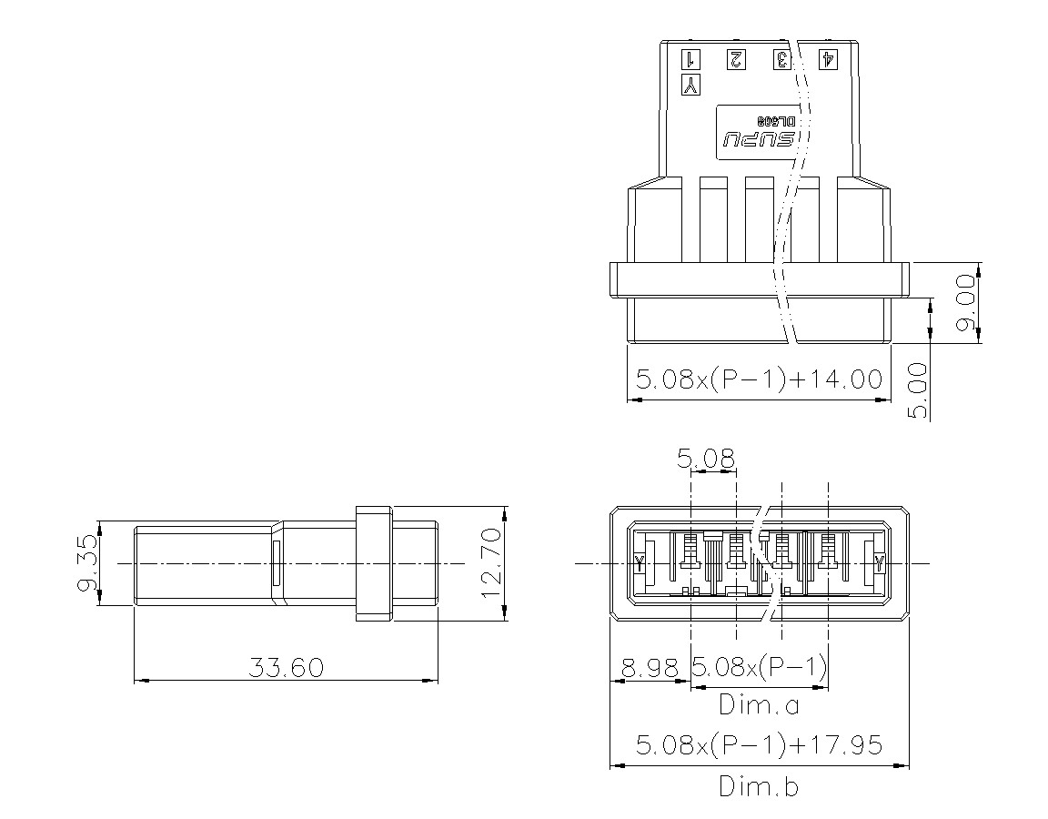 动态接插件连接器DL508H1XXF-BK-0Y10(02-04)-意昂3