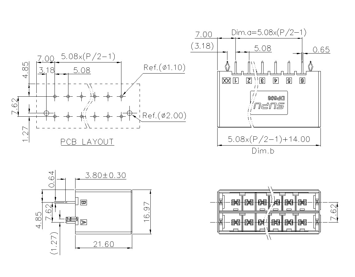 动态接插件连接器DP508V2XXF-BK-XX10-意昂3