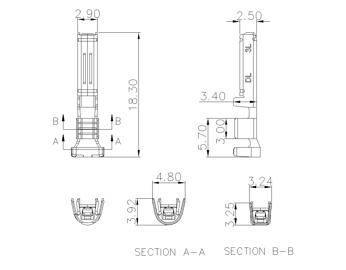 动态接插件连接器DL508V30F-03-2200-意昂3