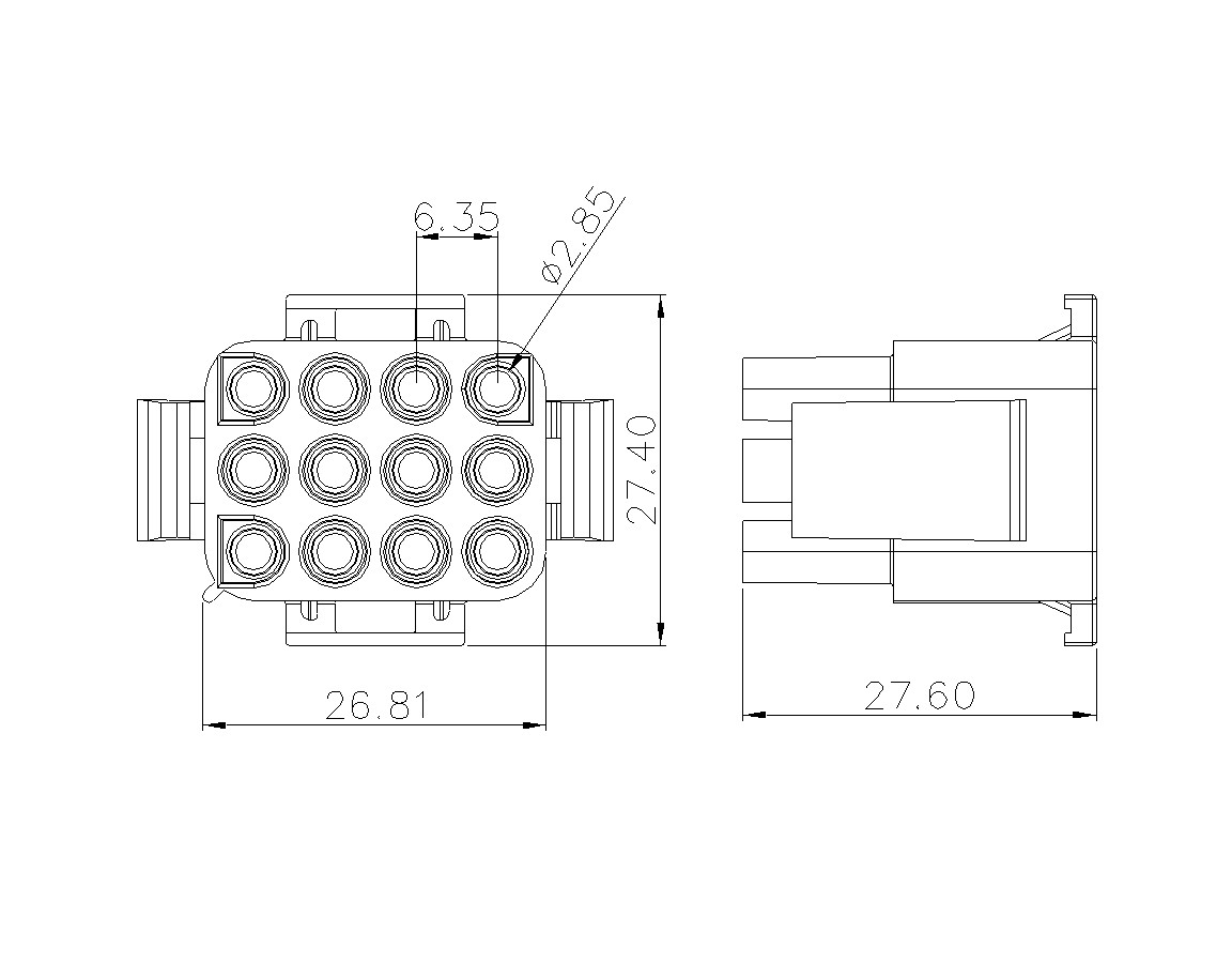 速普压接式接线端子BL635V34M-WT-XX